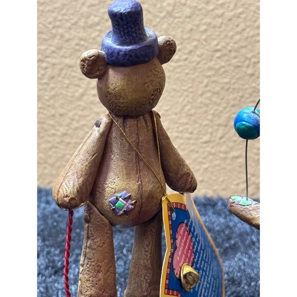 Vintage 1996 Jim Shore Enesco MAX The Bear With Heart Of Gold Original Tags - Picture 7 of 11